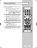 Preview for 73 page of Samsung SP-43Q5HL Owner'S Instructions Manual