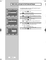 Preview for 80 page of Samsung SP-43Q5HL Owner'S Instructions Manual