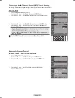 Предварительный просмотр 35 страницы Samsung SP-46K5HD Owner'S Instructions Manual