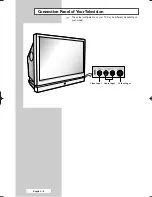 Предварительный просмотр 6 страницы Samsung SP-46L3HX Owner'S Instructions Manual