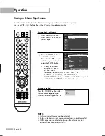 Предварительный просмотр 44 страницы Samsung SP-50K3HV Owner'S Instructions Manual