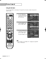 Предварительный просмотр 62 страницы Samsung SP-50K3HV Owner'S Instructions Manual