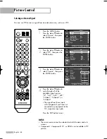 Предварительный просмотр 64 страницы Samsung SP-50K3HV Owner'S Instructions Manual