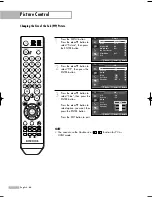 Предварительный просмотр 66 страницы Samsung SP-50K3HV Owner'S Instructions Manual