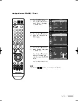 Предварительный просмотр 67 страницы Samsung SP-50K3HV Owner'S Instructions Manual