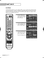 Предварительный просмотр 74 страницы Samsung SP-50K3HV Owner'S Instructions Manual