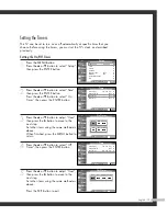 Предварительный просмотр 39 страницы Samsung SP-50L6HR Owner'S Instructions Manual