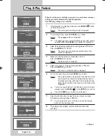 Предварительный просмотр 16 страницы Samsung SP-50L6HX Owner'S Instructions Manual