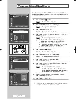 Предварительный просмотр 50 страницы Samsung SP-50L6HX Owner'S Instructions Manual