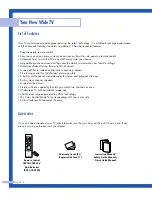 Предварительный просмотр 6 страницы Samsung SP-50L7HR Instruction Manual