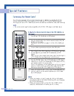 Предварительный просмотр 44 страницы Samsung SP-50L7HR Instruction Manual