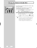 Preview for 14 page of Samsung SP-54T8HE Owner'S Instructions Manual