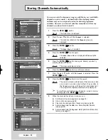 Preview for 22 page of Samsung SP-54T8HE Owner'S Instructions Manual