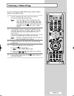 Preview for 55 page of Samsung SP-54T8HE Owner'S Instructions Manual