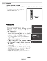 Предварительный просмотр 70 страницы Samsung SP-72K8UH Owner'S Instructions Manual