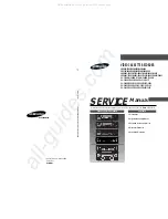 Preview for 1 page of Samsung SP-C15P Service Manual