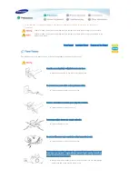 Preview for 2 page of Samsung SP-D400 Owner'S Instructions Manual