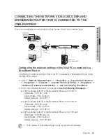 Предварительный просмотр 21 страницы Samsung SP-D400 User Manual