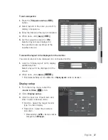 Предварительный просмотр 37 страницы Samsung SP-D400 User Manual