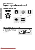 Preview for 12 page of Samsung SP-H700 Owners Instrucitons