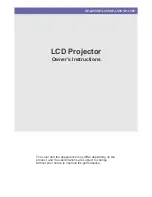 Samsung SP-L305 Owner'S Instructions Manual preview