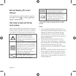 Preview for 2 page of Samsung SP-LSP3BLAXTK User Manual