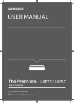 Samsung SP-LSP7TFA User Manual предпросмотр