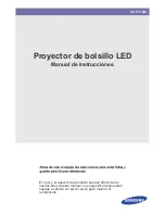 Предварительный просмотр 1 страницы Samsung SP-P410M (Spanish) Manual De Instrucciones