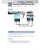 Preview for 21 page of Samsung SP-P4251 Owner'S Instructions Manual