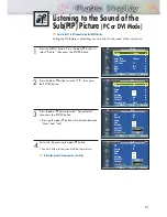 Preview for 61 page of Samsung SP-P4251 Owner'S Instructions Manual