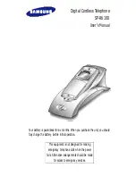 Samsung SP-R6100 User Manual preview