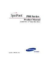 Preview for 1 page of Samsung SP0401N Product Manual