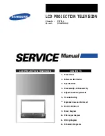 Samsung SP403JHAX Service Manual preview