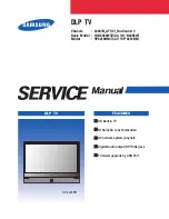 Samsung SP42L6HN Service Manual предпросмотр