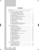 Preview for 4 page of Samsung SP43Q5 Owner'S Instructions Manual