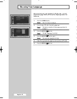 Preview for 22 page of Samsung SP43Q5 Owner'S Instructions Manual