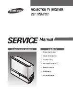 Samsung SP43Q5HL1 Series Service Manual предпросмотр