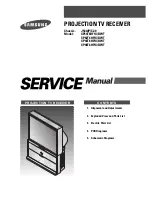 Samsung SP43T6HF1X/BWT Service Manual preview