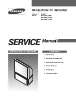 Samsung SP43T7ANB Service Manual предпросмотр