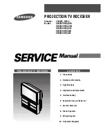 Предварительный просмотр 1 страницы Samsung SP47W3HFX/BOB Service Manual