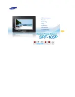 Samsung SPF-105P - Digital Photo Frame UbiSync USB Mini-PC Monitor User Manual предпросмотр