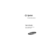 Samsung SPH-a660 Series User Manual preview