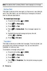 Preview for 70 page of Samsung SPH-m210 Series User Manual