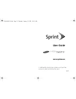 Preview for 1 page of Samsung SPH-M630 User Manual