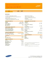 Preview for 1 page of Samsung SPINPOINT HS08XJF Specifications