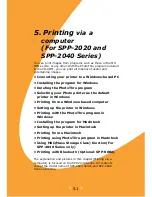 Preview for 35 page of Samsung SPP 2020 - Photo Printer - 20 Sheets User Manual