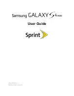 Preview for 1 page of Samsung SPRINT SPH-L520 User Manual