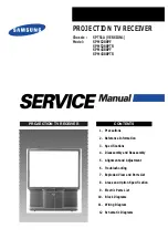Samsung SPT4388PF Service Manual preview