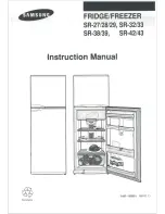 Preview for 1 page of Samsung SR-27 Series Instruction Manual