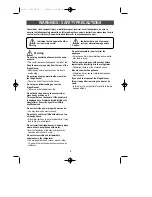 Предварительный просмотр 3 страницы Samsung SR-61 Series Owner'S Instructions Manual